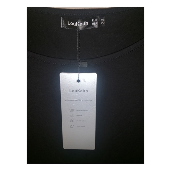 NWT black long sleeve dress size 20 - Picture 6 of 6